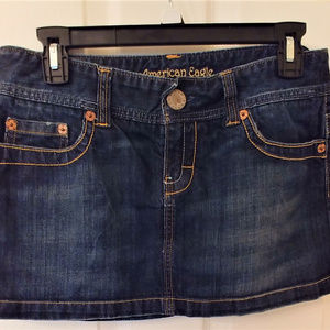 American Eagle Denim Mini Skirt Sz 8